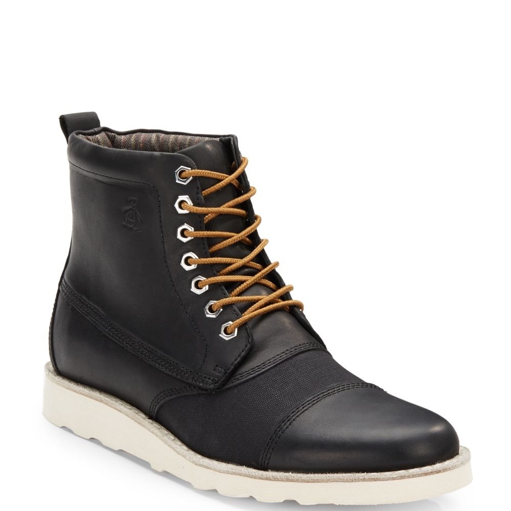 Penguin Walker Leather and Canvas Boots 9.5US